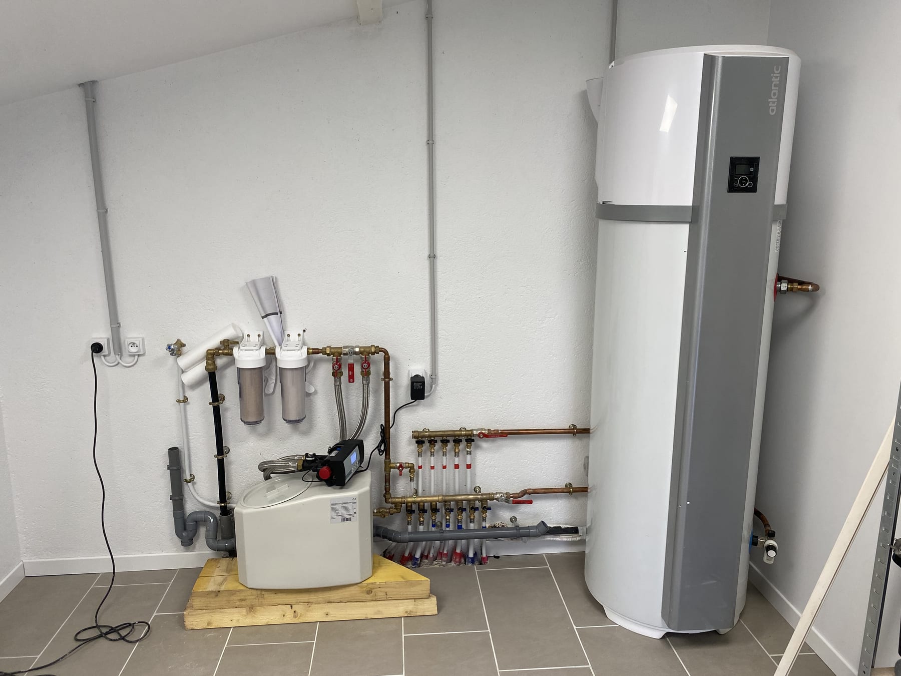 Réseaux et équipements en cours d’installation